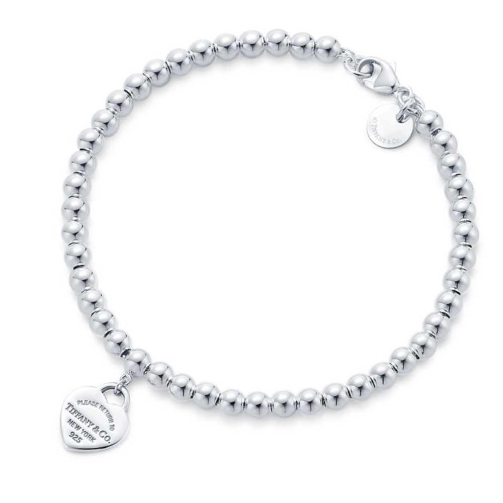 **Authentic Tiffany& Co. Bead Bracelet in Silver**